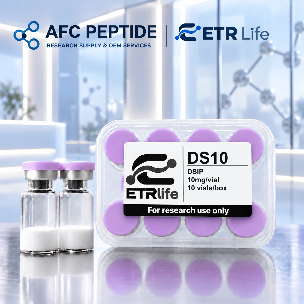 DSIP research product packaging