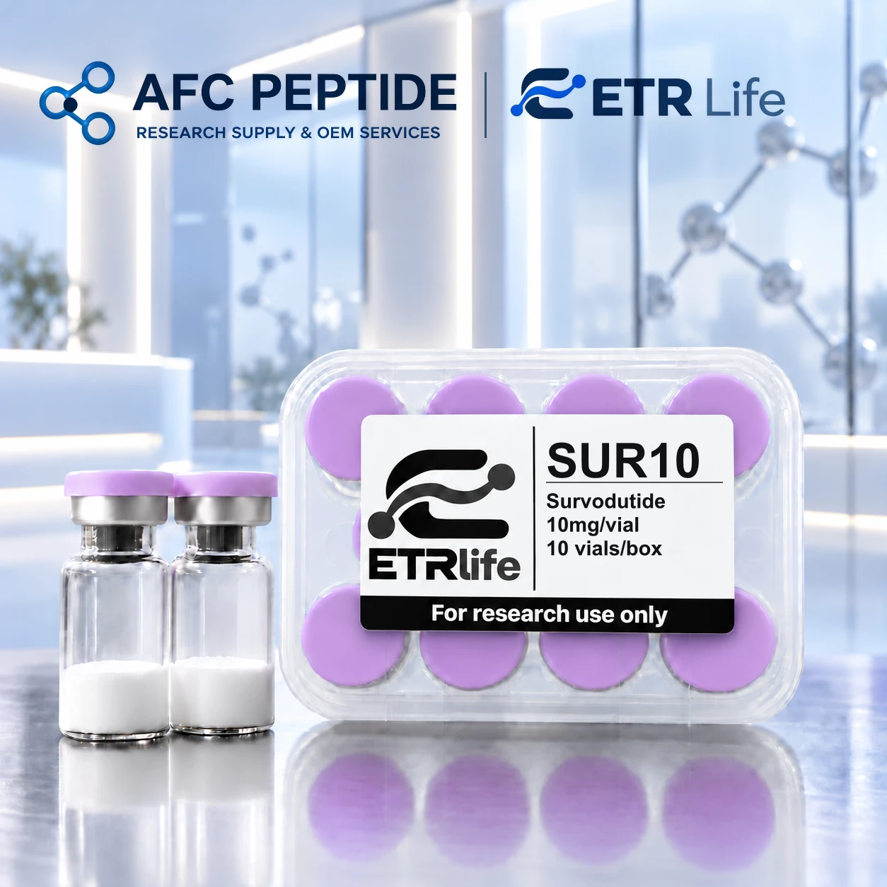 Survodutide research product packaging